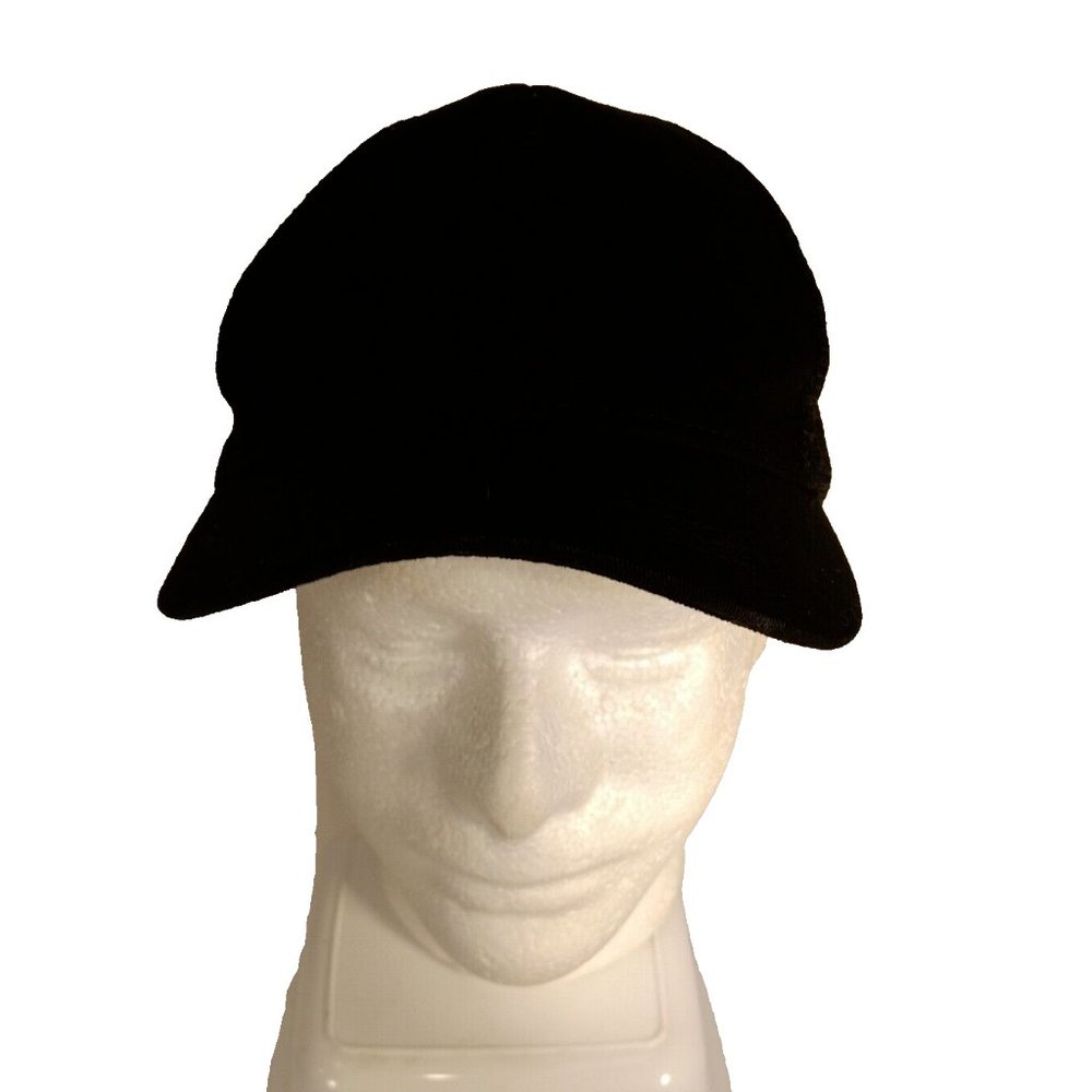 C.C. Mens Black Trucker Cap Meshback Strapback Hat‎